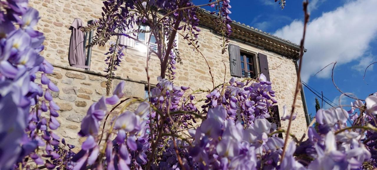La Maison Wisteria Saint-Pantaléon-les-Vignes Exteriér fotografie
